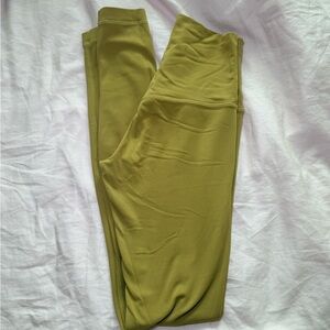 Olive Green High-Waist Active Lululemon Leggings
